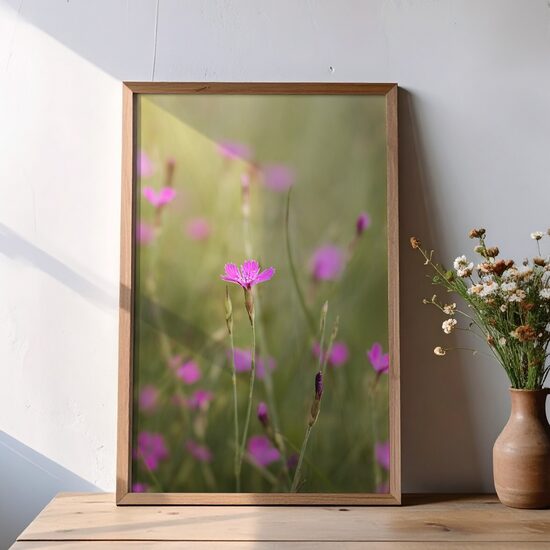 Smalkie ziedi pļavā